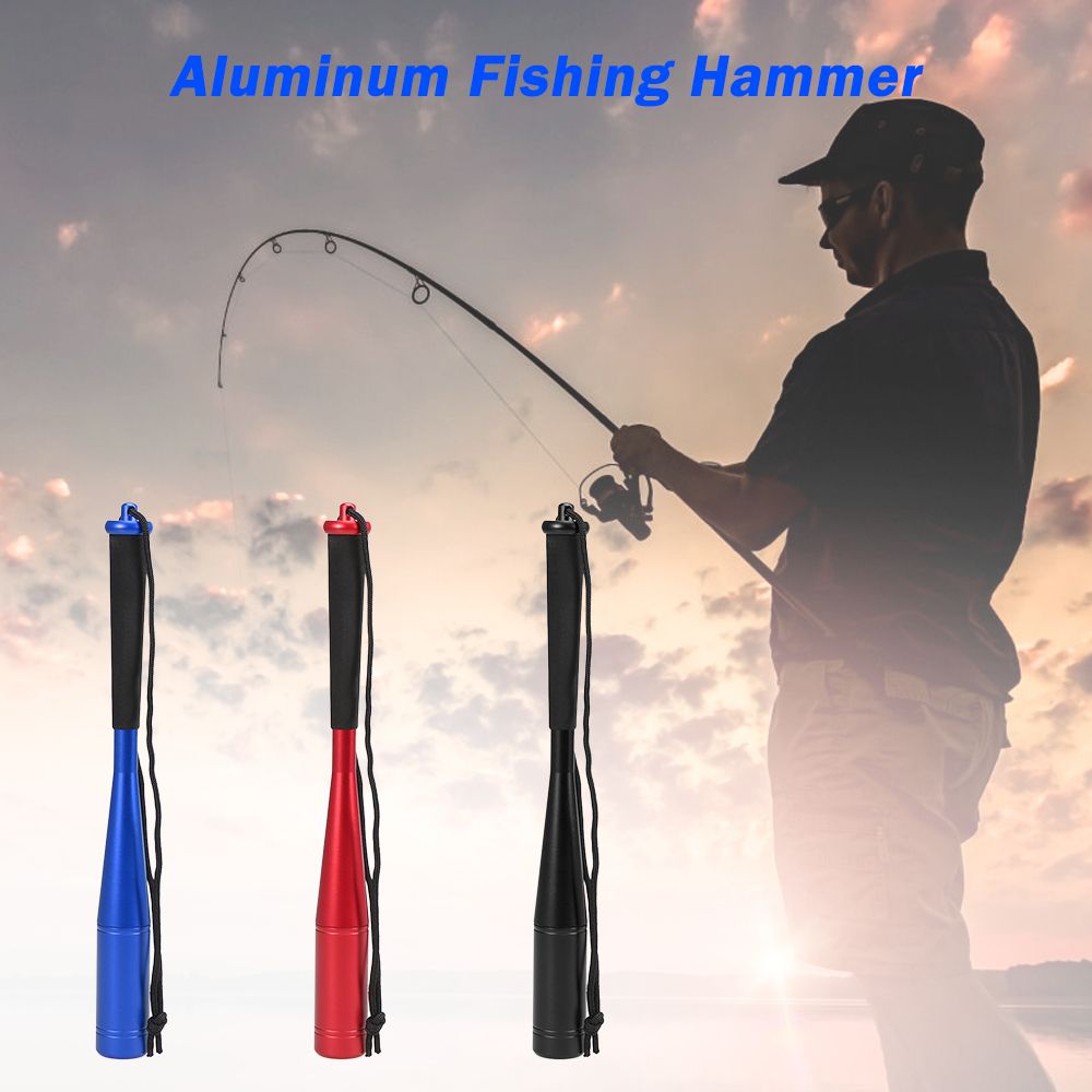 Portable Aluminum Alloy Fish Hammer Metal Fishing Bat