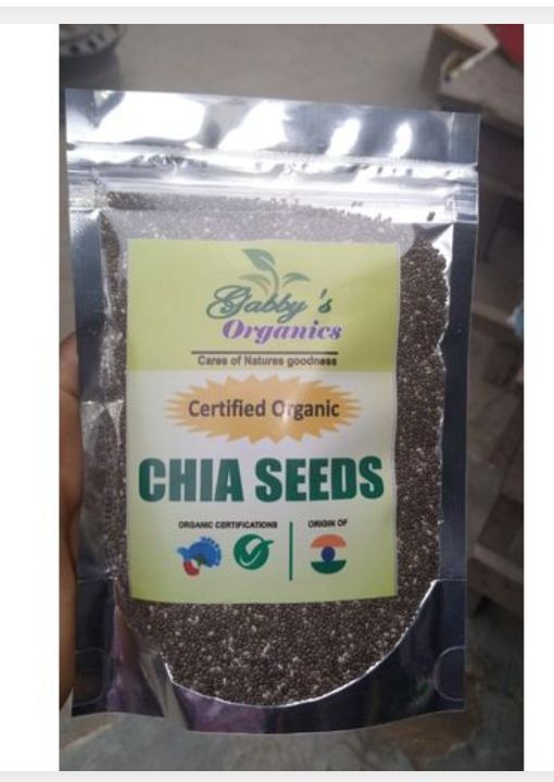 Gabby's Organic CHIA SEEDS Certified Organic (150gram