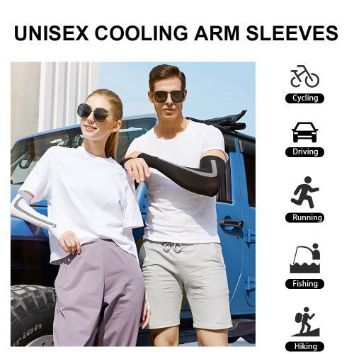1 Pair Uisex Outdoor Sunshade Arm Sleeves Glove