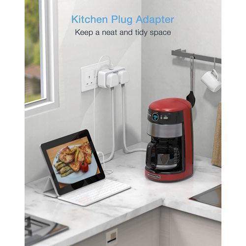 Surge Protector Power Strip Wall Charger Multi Plug Adapter