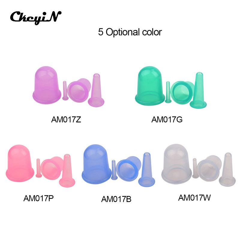 Health And Pcs Therapy Suction Anti-cellulite Body 31 Set Massager M017Q Silicone Care Body Cup Vacuum Cup Cupping 4 Cans