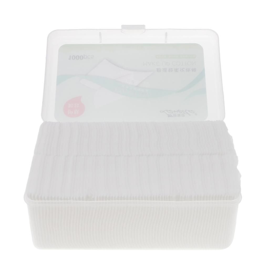 1 Box Soft  Remover Cotton Pads  Puff Face Cleaning Nail
