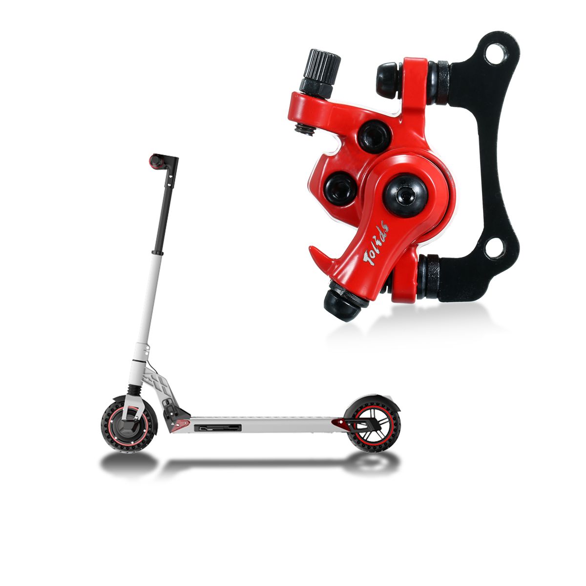 Solid Disc Brake Calipers Front Rear Disc Brake Electric