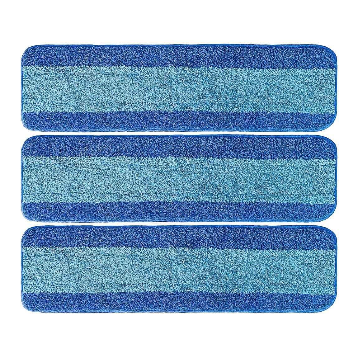 3 Pack Microfiber Mop Pads for Bona Microfiber Cleaning Pad Compatible with Bona Mop for Bona Hardwood Floor Cleaner
