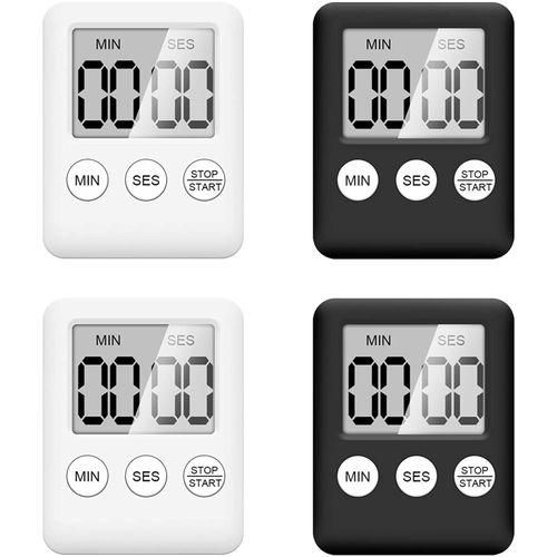 Digital Kitchen Timer, 4 Pieces Kitchen Alarm