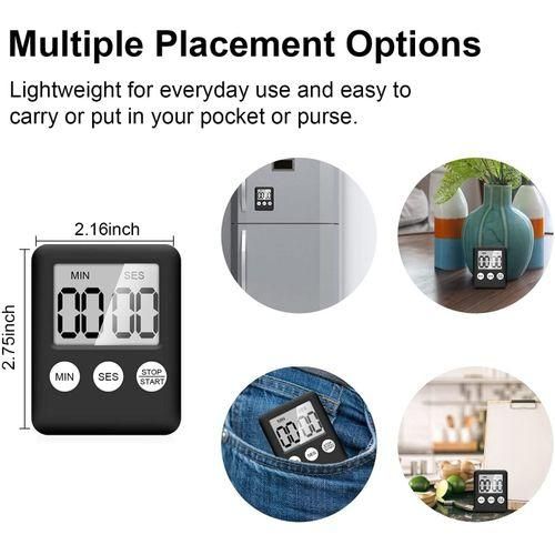 Digital Kitchen Timer, 4 Pieces Kitchen Alarm