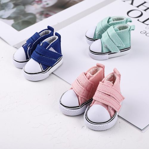 A Pair Mini Finger Shoes Toys Canvas Fingerboard Shoe Toys Boots Cute Shoes Skateboard Shoe Doll Accessories For Finger Skate