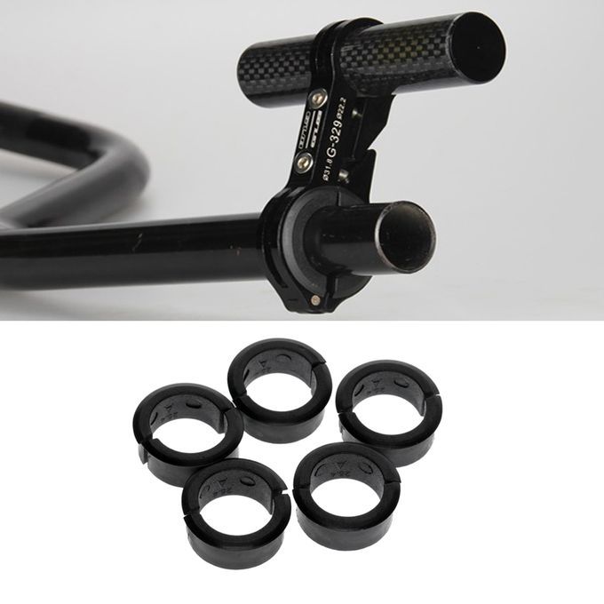 5 Pair Bike Handlebar Mount Conversion Extender Spacer 318mm To 25