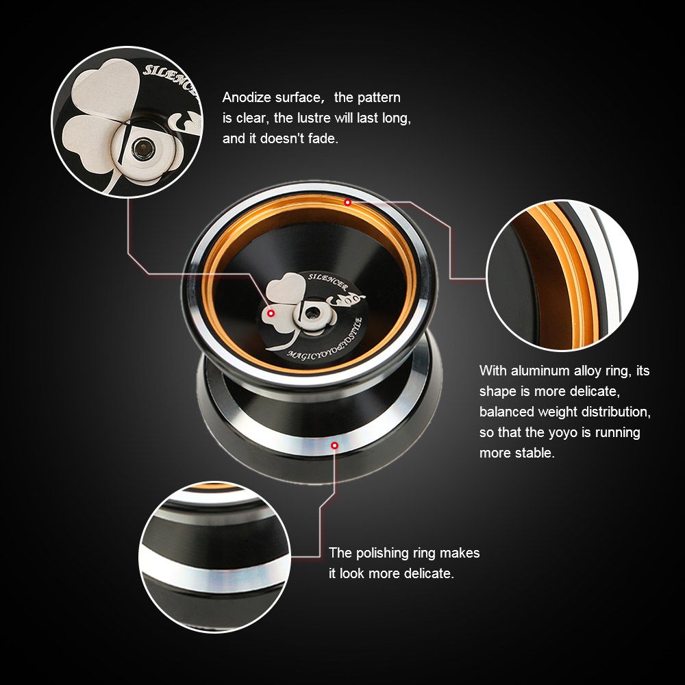 Professional Magic Yoyo M001 Aluminum Alloy Yo-yo CNC Lathe