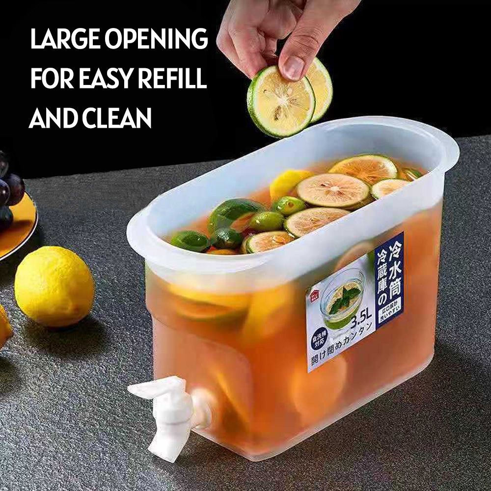 3.5L/1Gal Beverage Dispenser Cold Drink Dispensers Plastic