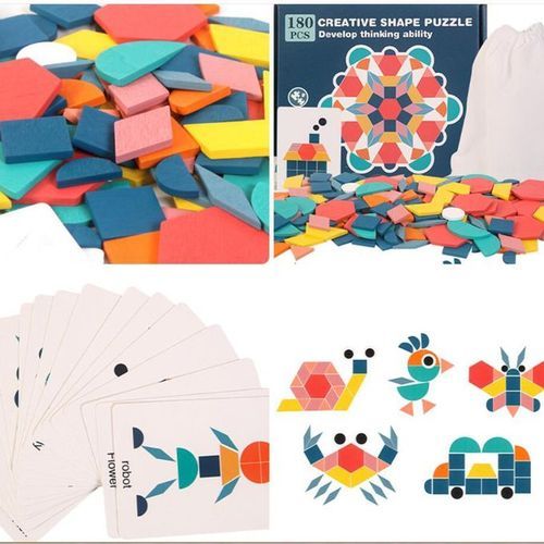 Kids Wooden Jigsaw  Board Baby Educational