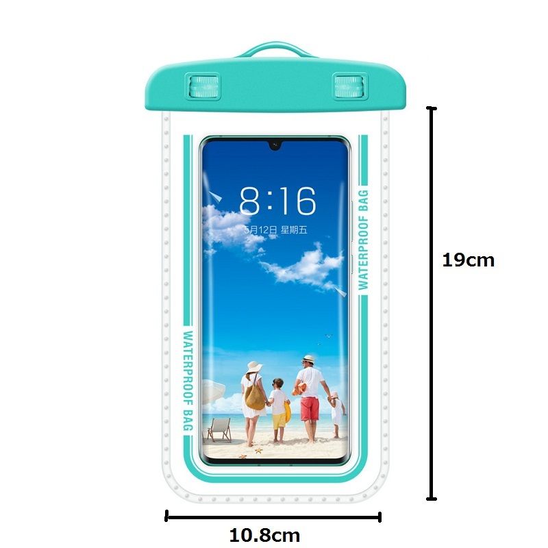 7 Inch Big Screen Pvc Clear Phone Case Pouch Phone Bag For