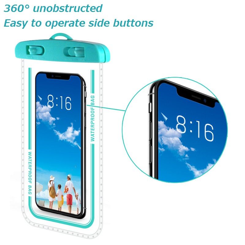 7 Inch Big Screen Pvc Clear Phone Case Pouch Phone Bag For