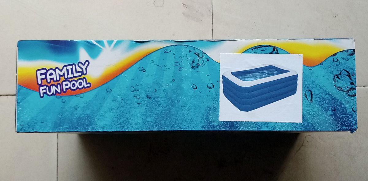 Inflatable Family Fun Pool With Pump