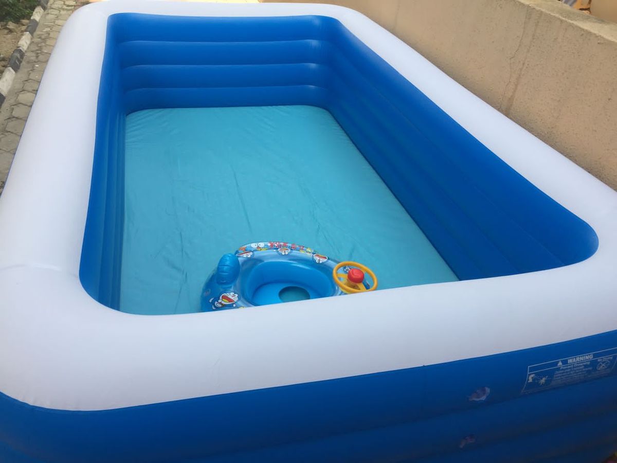Inflatable Family Fun Pool With Pump