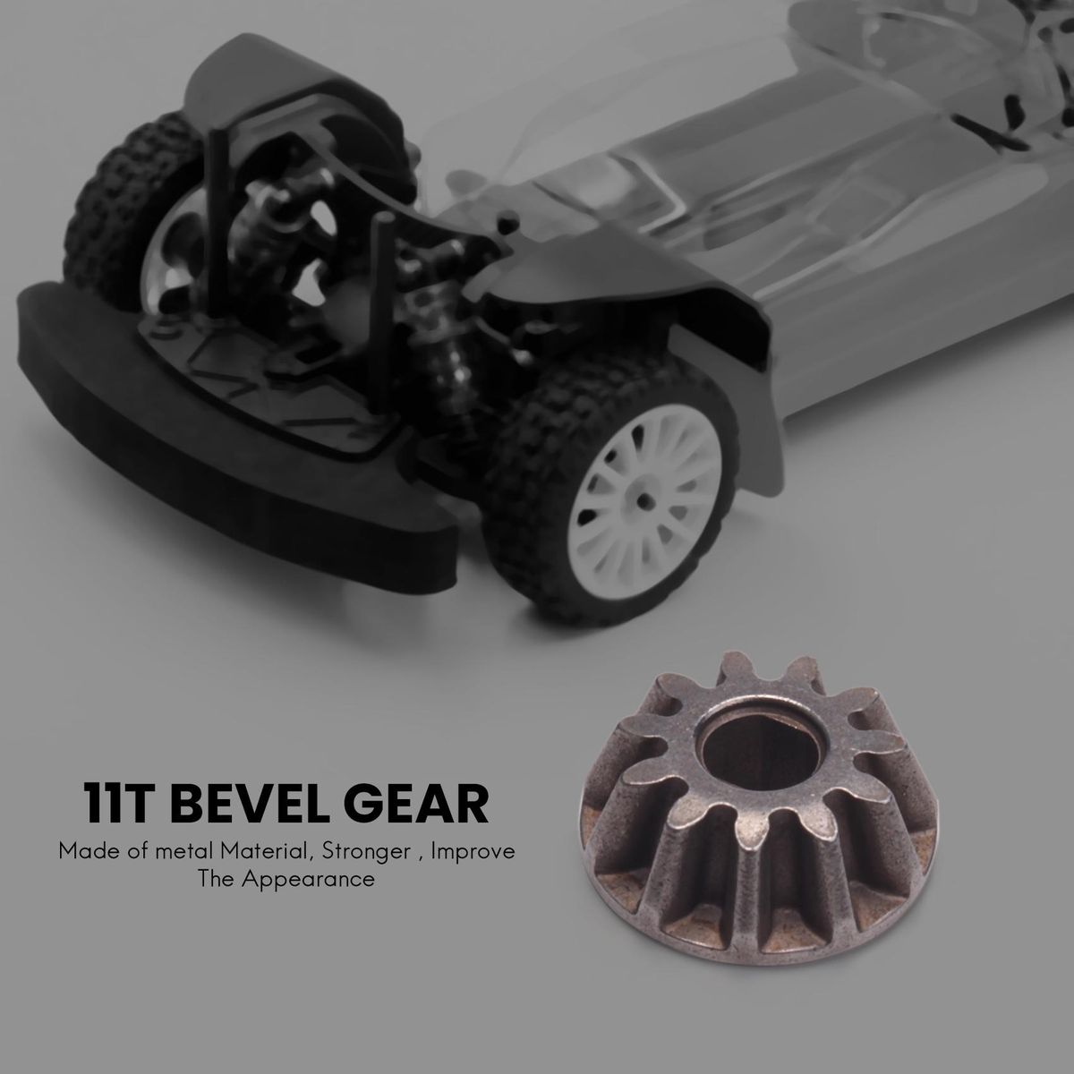 2 Pcs 11T Bevel Gear EA1038 for JLB CHEETAH 110 Brushless RC Car Parts Accessories