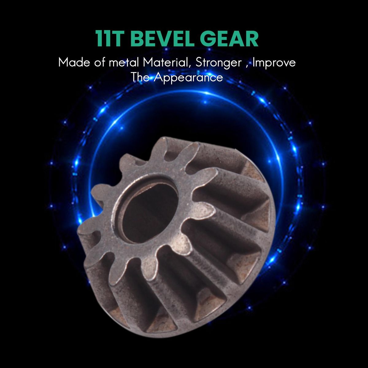 2 Pcs 11T Bevel Gear EA1038 for JLB CHEETAH 110 Brushless RC Car Parts Accessories