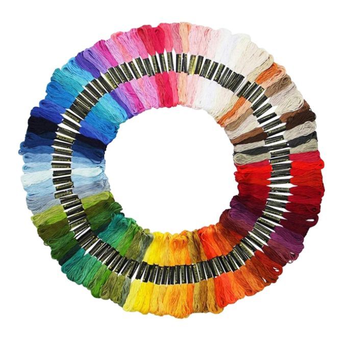 Embroidery Thread Stitchwork Making Floss String Cross Stitch Bracelet