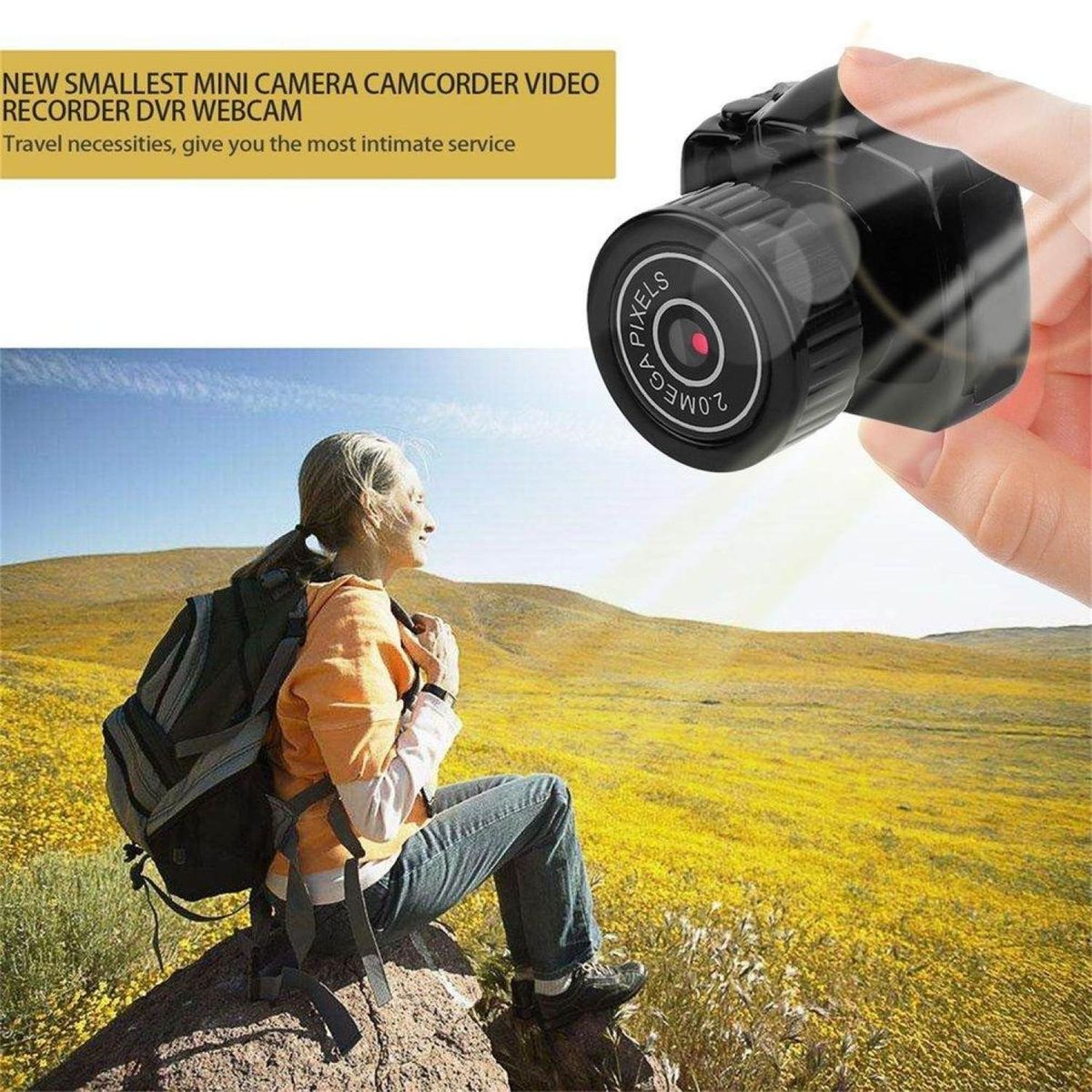 LEBAIQI Small Mini Full HD Camera Camcorder Video Recorder DVR Webcam For Security