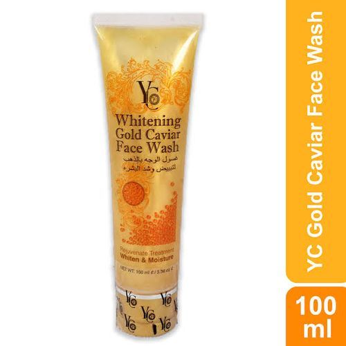 Whitening Gold Caviar Face Wash For Facial Glow, Spots
