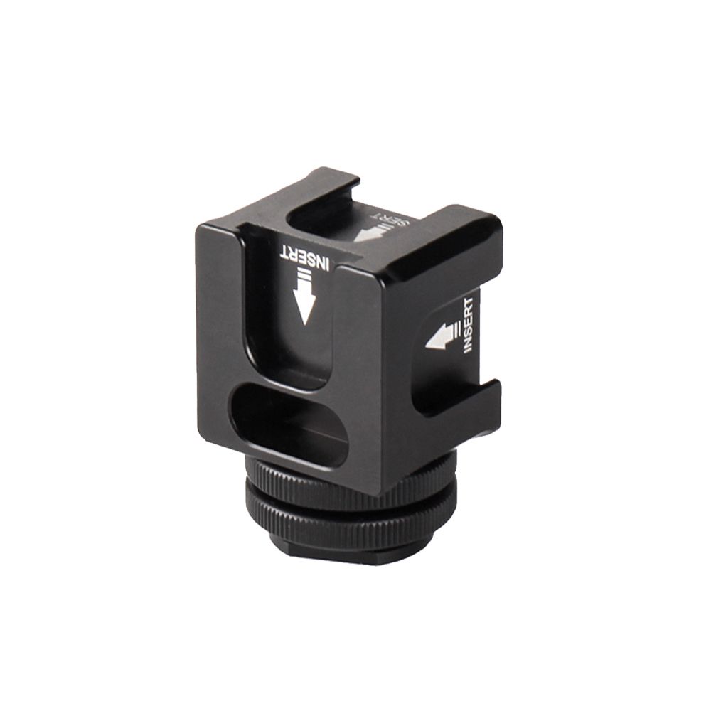 Universal Aluminium Alloy Cold Shoe Camera Mount Adapter