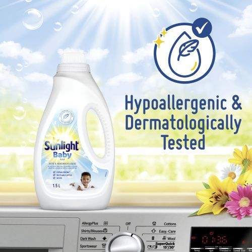 Baby Auto And Hand Washing Liquid Detergent Gentle Baby 1.5L