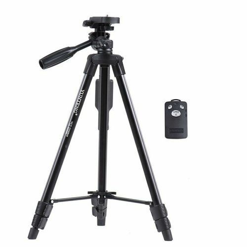 Yunteng Vct 5208 Mobile Phone Camera Tripod Stand+Remote+Phone Holder