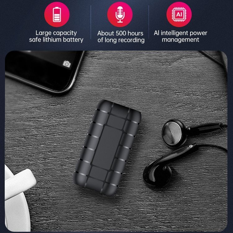 B800LI Clip-on Noise Reduction Recording Pen, Capacity:16GB