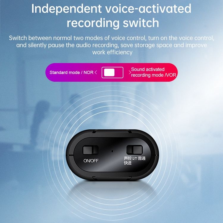 B800LI Clip-on Noise Reduction Recording Pen, Capacity:16GB
