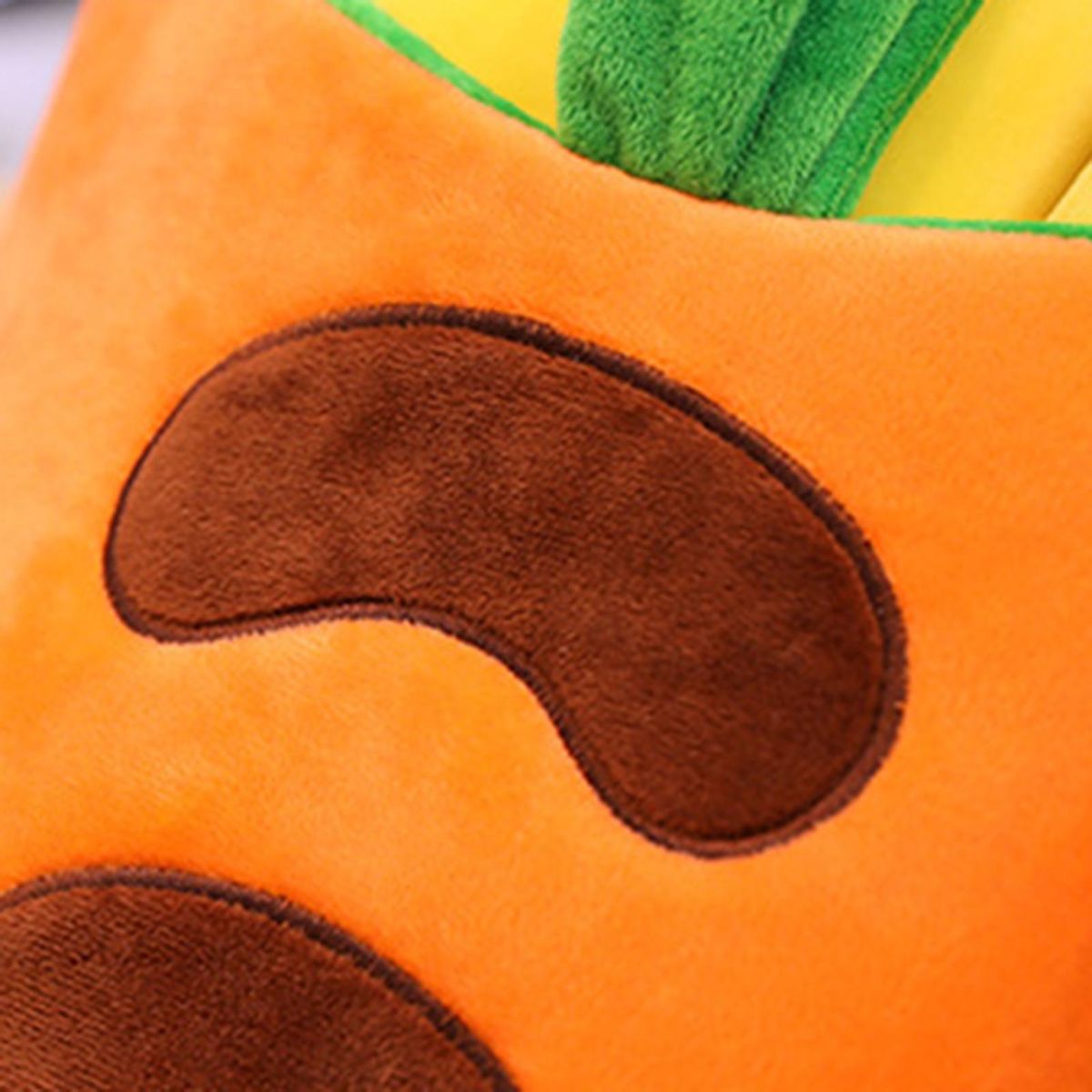 Plush Fries Pillow Plush Doll Throw Pillow Kids Stuffed Toy Orange