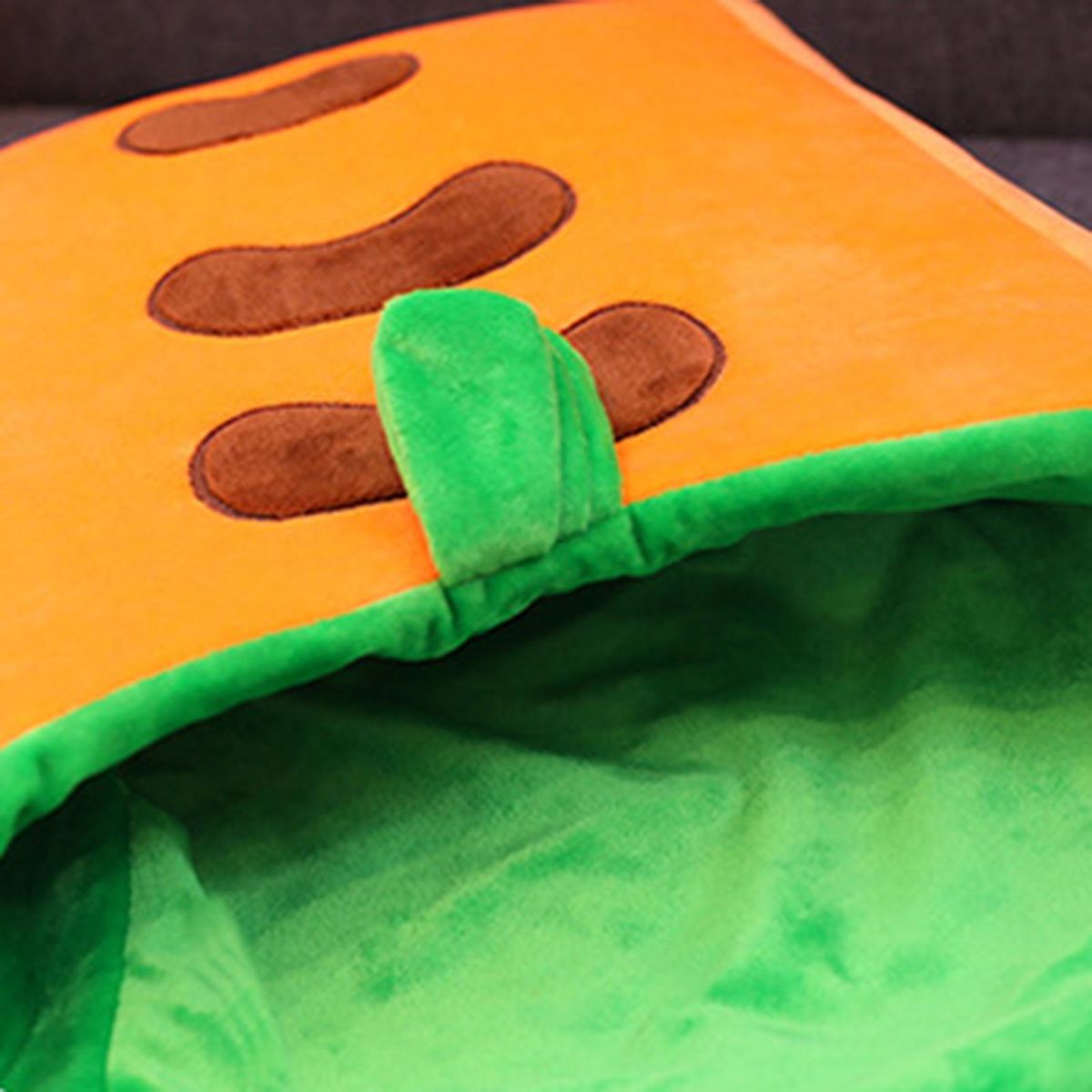 Plush Fries Pillow Plush Doll Throw Pillow Kids Stuffed Toy Orange