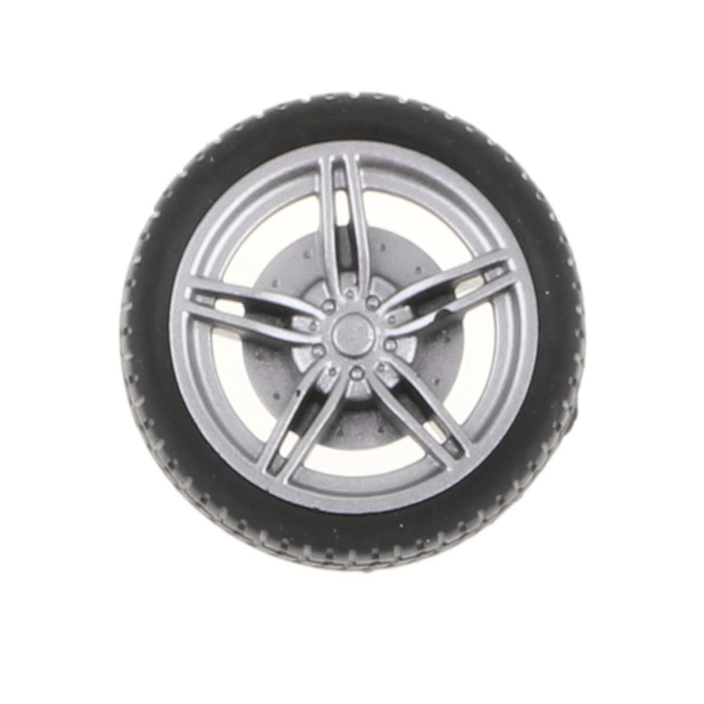 30pcs 30mm RC Car Tires Tyres  Wheel Rims Set RC Toy Car DIY