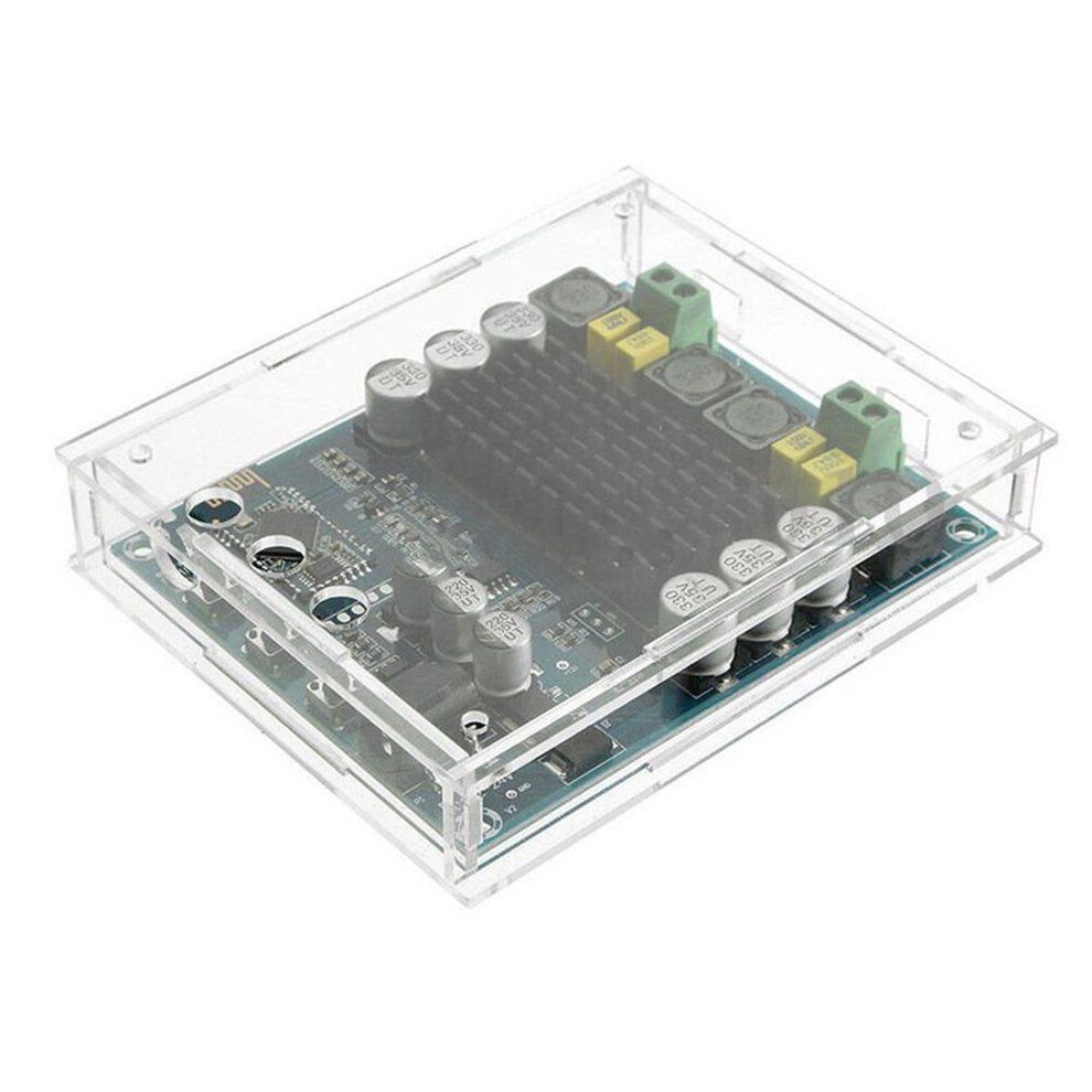 TPA3116D2 120Wx2 Digital BT 4.0 Audio Re Eiver Amplifier A Ryli   Ase DIY-blue And Transparent