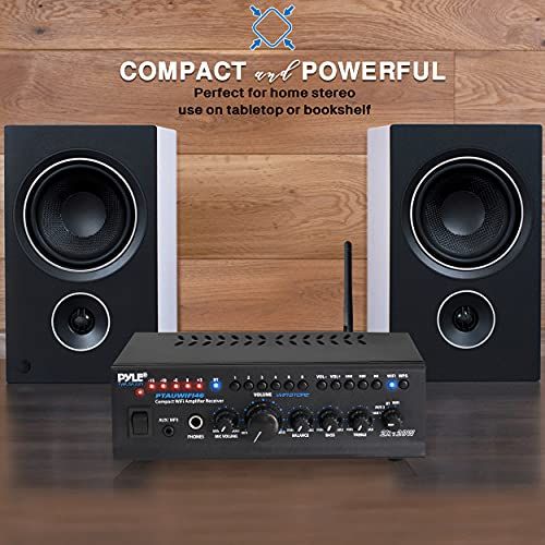Pyle WiFi Stereo Amplifier Receiver Professional Home Theate