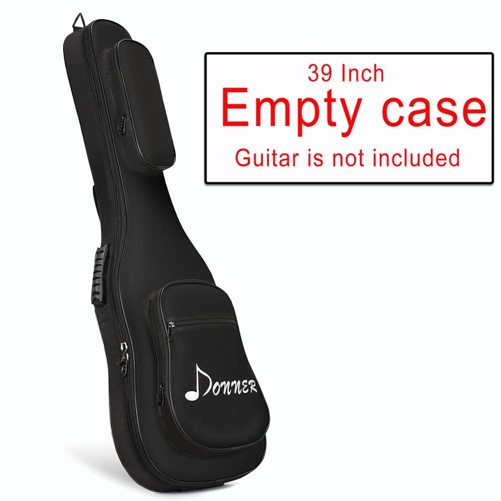 Donner 39 Inch Premium Electric Bass Guitar Gig Bag Backpack Case Cover Water-Resista