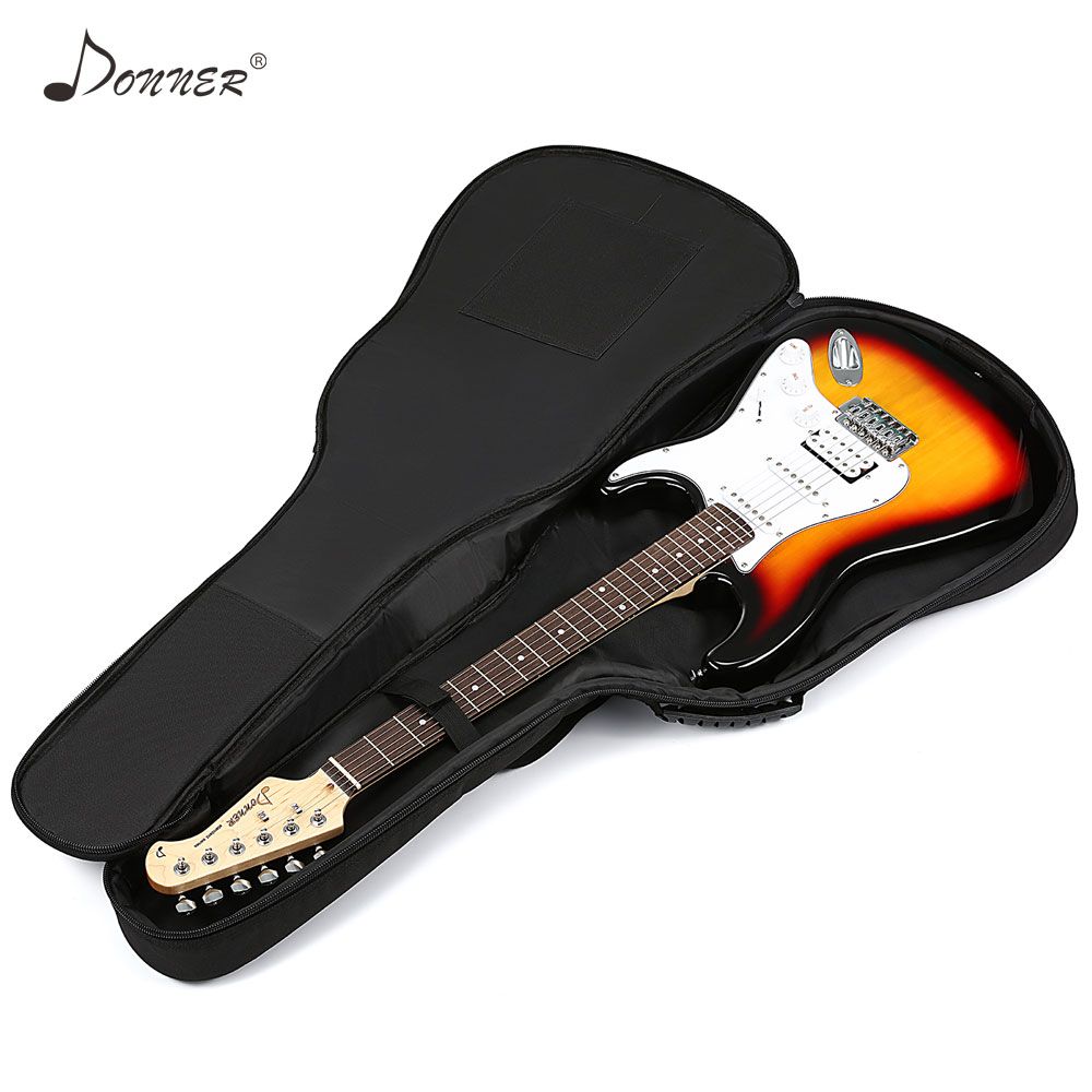Donner 39 Inch Premium Electric Bass Guitar Gig Bag Backpack Case Cover Water-Resista