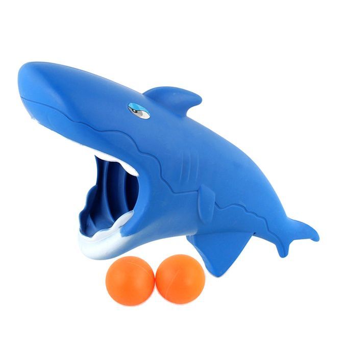 Children Indoor Outdoor Squirt Toy Blue Shark Simulation Shooting Toy