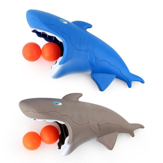 Children Indoor Outdoor Squirt Toy Blue Shark Simulation Shooting Toy