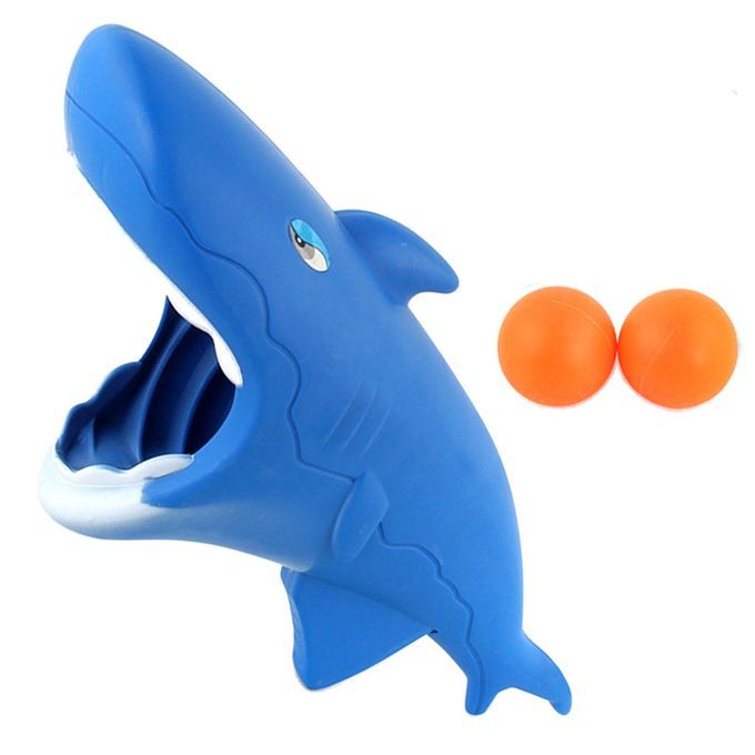 Children Indoor Outdoor Squirt Toy Blue Shark Simulation Shooting Toy