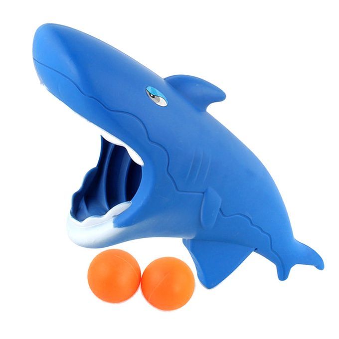 Children Indoor Outdoor Squirt Toy Blue Shark Simulation Shooting Toy