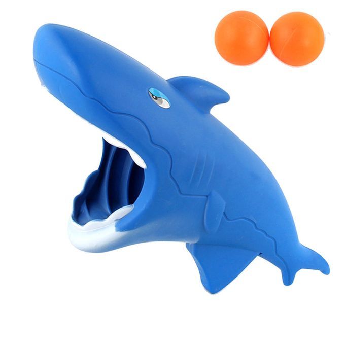 Children Indoor Outdoor Squirt Toy Blue Shark Simulation Shooting Toy