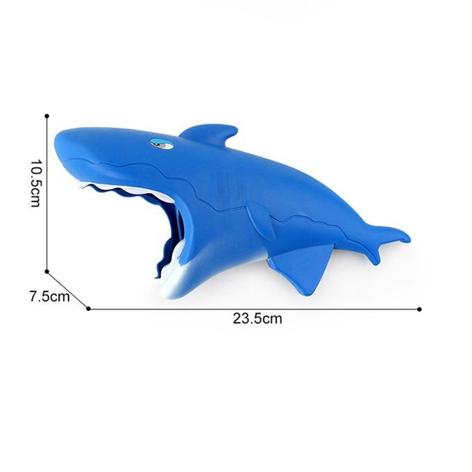 Children Indoor Outdoor Squirt Toy Blue Shark Simulation Shooting Toy