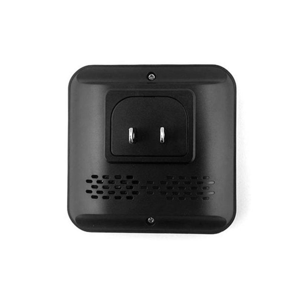 Wireless Wifi Remote Smart Doorbell Ring Camera Door Bell Ding Dong Machine-black-UK