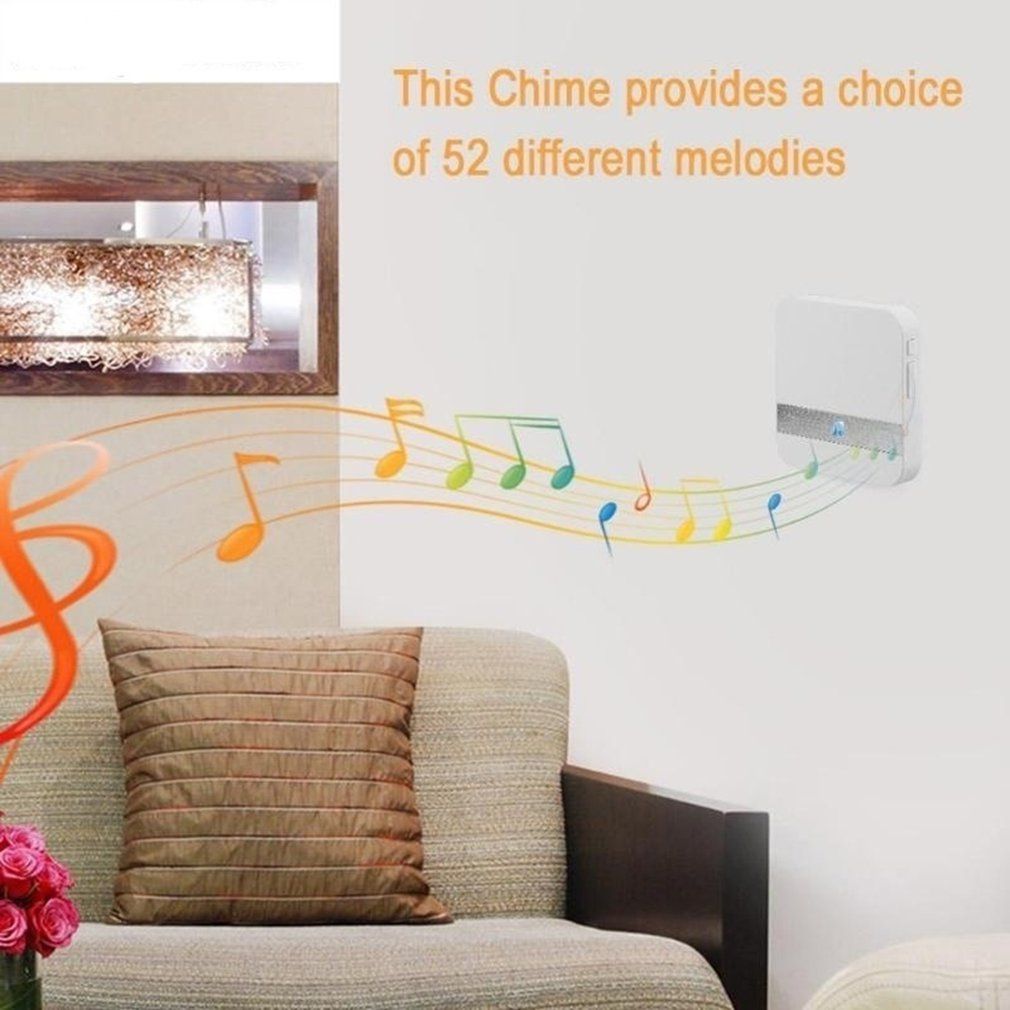 Wireless Wifi Remote Smart Doorbell Ring Camera Door Bell Ding Dong Machine-black-UK