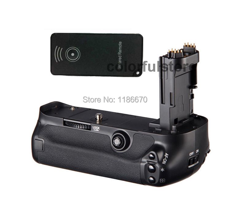 Vertical Battery Grip For Canon EOS 5D Mark III 3 5DIII 5D3 DSLR Camera + IR Remote Control,