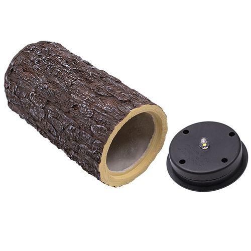 Solar Powered Stump Light Garden Decorative Landscape