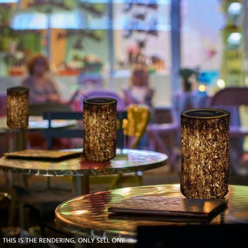 Solar Powered Stump Light Garden Decorative Landscape