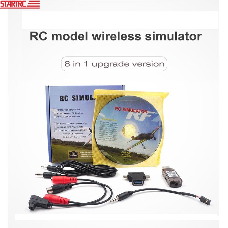 STARTRC 8-in-1 RC Flight Simulator Wireless Simulator For