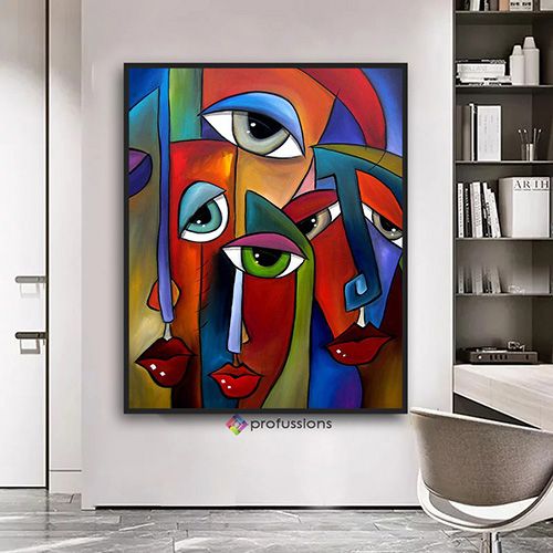 Wall Framed Shadows Artwork Painting Design