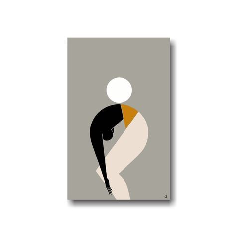 Aerobic Abstract Wall Art Frame Canvas
